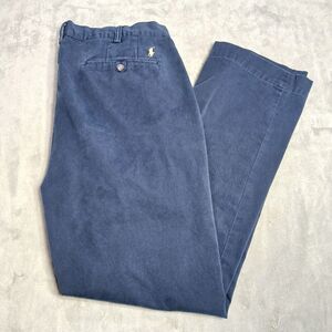 Polo Ralph Lauren Classic Fit Chino Pants Mens 36x32 Blue Cotton Golf Preppy